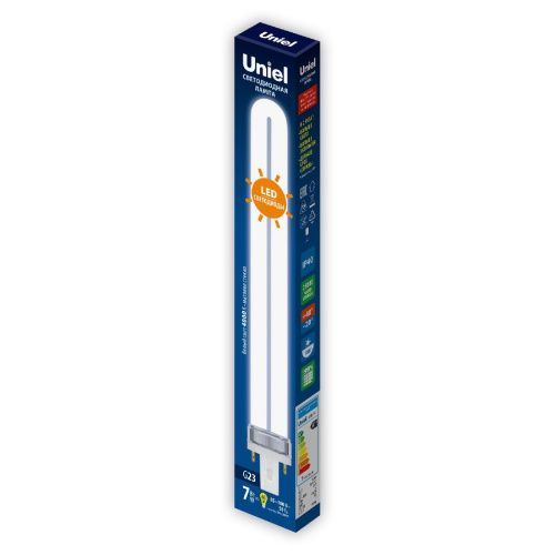 Лампа светодиодная Uniel LED-PL-7W/4000K/G23/FR PLZ03WH - фото 2