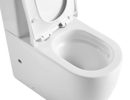 Унитаз-компакт напольный с бачком Iberica Blanca Bilbao maxi IB.BLM.124.1B1 белый с сиденьем микролифт безободковый смыв торнадо