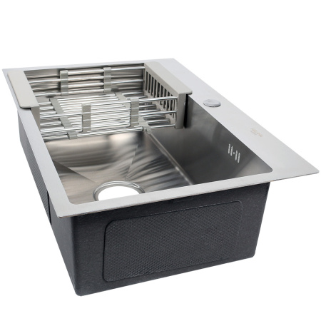 Кухонная мойка Melana ProfLine H6545 сатин 65х45 цвет сатин поверхность матовая