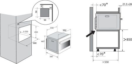 Духовой шкаф De Dietrich DKP4531H