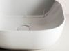 Раковина из сантехнического фарфора Ceramica Nova ELEMENT CN6010 40х40 накладная цвет белый без отверстий под смеситель