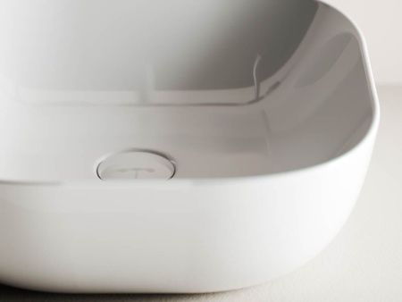 Раковина из сантехнического фарфора Ceramica Nova ELEMENT CN6010 40х40 накладная цвет белый без отверстий под смеситель