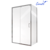 Душевой уголок Cerutti SPA GLORIA120 120х80 стекло прозрачное профиль хром без поддона