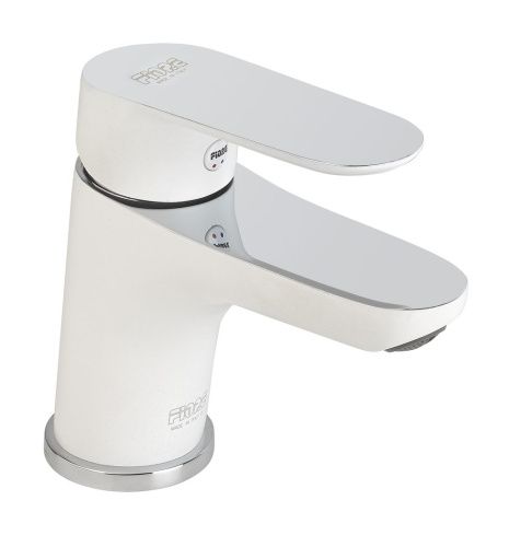 Смеситель Fiore 81WX8120 на раковину белый/хром - фото 2