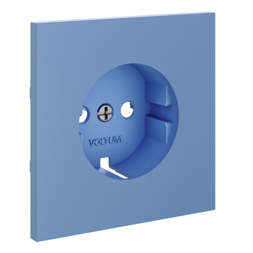 Накладка для розетки с заземлением VOLTUM S70 VLS000615 - фото 3
