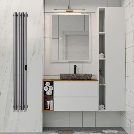 Полотенцесушитель Indigo  Style 4 LSE120-18GFMRt 18х120 электрический графит