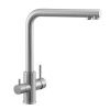 Смеситель для кухни Knotlor STREAMLINE SS-08 на мойку нержавеющая сталь