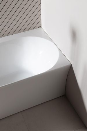 Ванна акриловая Allen Brau Priority 2.31004.20B 170х80 пристенная асимметричная