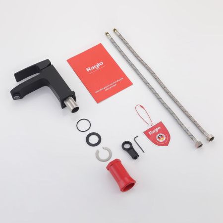 Смеситель Raglo R01 R01.10.06 на раковину черный