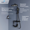 Душевая стойка RGW Shower Panels (Шоувер панелс) 51140135-04 настенная цвет черный с термостатом