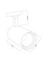 Трековый светильник Arte Lamp Vinsant (Винсант) A2664PL-1BK