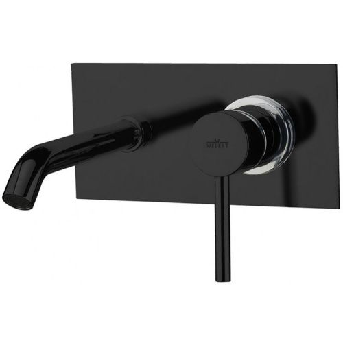 Смеситель для раковины Webert Elio EL830606564 настенный черный - фото 2