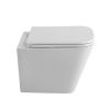 Чаша унитаза подвесная BelBagno ARDENTE-R BB520CH-TOR цвет белый без сиденья безободковая смыв торнадо