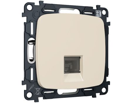 Комплект механизма компьютерной розетки Ambrella Volt MO332005