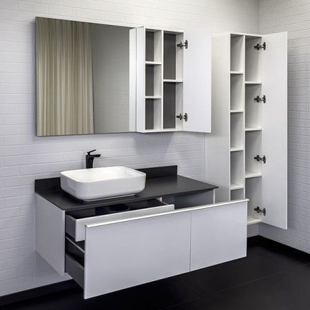 Тумба с раковиной Comforty Милан 00-00013784СF 120х50 подвесная цвет белый