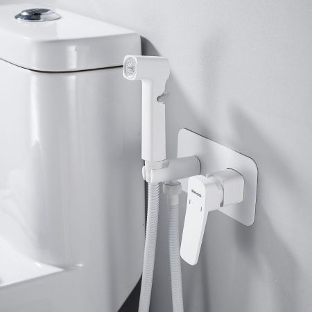 Гигиенический душ со смесителем Shevanik S9905C белый