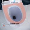 Унитаз приставной RGW 63420131-01 белый с сиденьем микролифт безободковый смыв торнадо