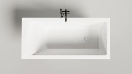 Ванна из искусственного камня Salini CASCATA 105011G 150х70 встраиваемая прямоугольная