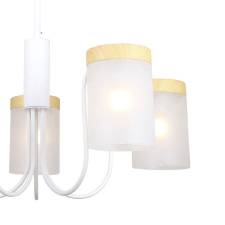 Люстра на штанге Escada Harmony (Хармоны) 1172/5P White