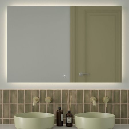 Зеркало с подсветкой Defesto GLOW DF 2510SH 120х80 подвесное