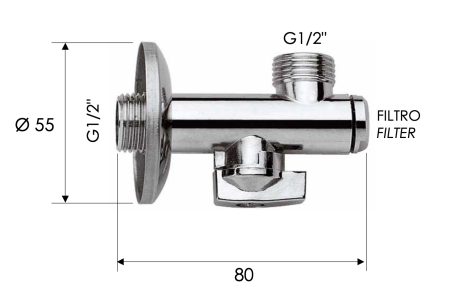 Запорный вентиль Remer 1231212