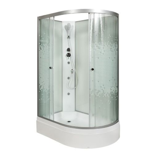 Душевая кабина AvaCan L720LNGM 120х80 асимметричная без крыши ориентация левая