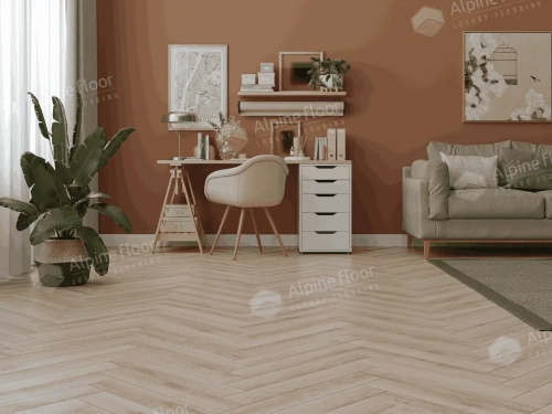 Ламинат Alpine Floor Herringbone 8 Pro New LF102-13 Дуб Берри толщина 0.8 см 33 класс 606х101 - фото 5