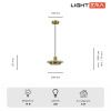 Светильник подвесной Lightera Croix (Цроикс) LE129L-20WA