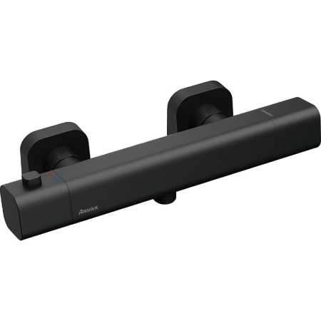 Смеситель Ravak 10° X070154 настенный черный матовый без термостата