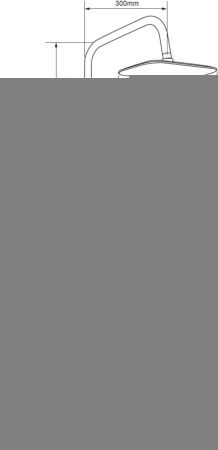 Душевая стойка Aquanet Passion AF300-70-RC-C настенная цвет хром