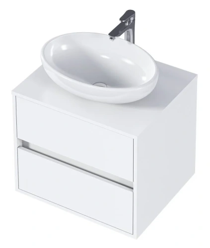 Тумба под раковину 1MarKa Veil Ц0000034031 60х50х50 цвет белый - фото 2