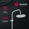 Душевая стойка Agger Happy A0493500 настенная цвет хром
