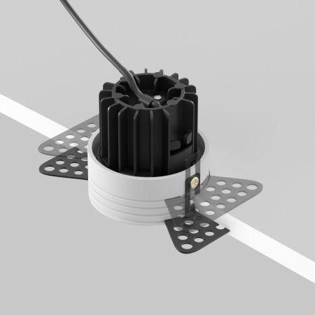 Светильник встраиваемый Maytoni Technical Round DL058-7W3K-TRS-B