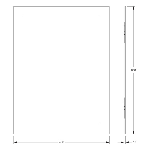 Зеркало в ванную Evoform Fashion BY 0418 60х80 - фото 2