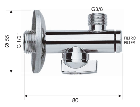 Запорный вентиль Remer 1231238
