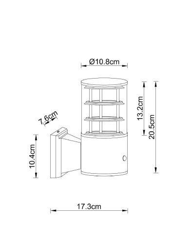 Уличный настенный светильник Arte Lamp Tokyo (Токыо) A5316AL-1BK - фото 3