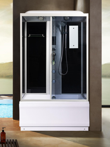 Душевая кабина River VITIM 10000003205 120х80 прямоугольная с крышей ориентация универсальная