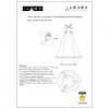 Люстра подвесная iLedex Vision (Висион) 9225-8+5SD GR+BK