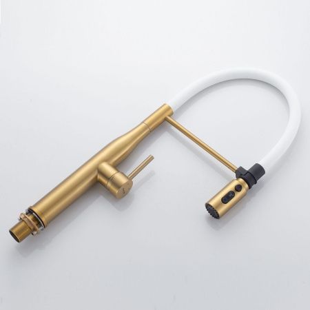 Смеситель для кухни Shevanik S123G-1 на мойку золото