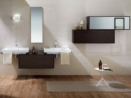 Раковина из сантехнического фаянса Hatria GRANDANGOLO YXF901 80х50 подвесная цвет белый