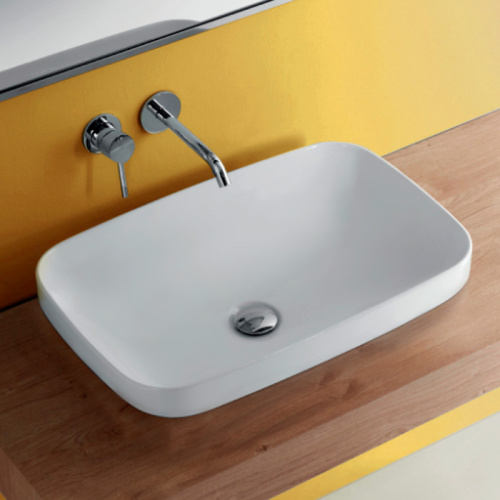 Раковина Kerasan Tribeca 60 см 514330 накладная цвет белый