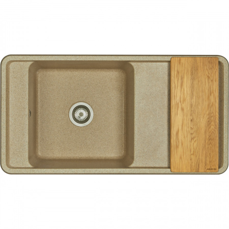 Кухонная мойка Aquaton Беллис 1A725132BS220 97х51 цвет светло-коричневый