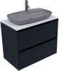 Тумба под раковину Allen Brau Activity 1.34004.AM 80х50 подвесная цвет черный