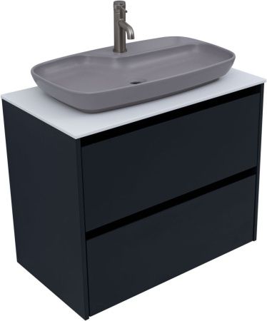 Тумба под раковину Allen Brau Activity 1.34004.AM 80х50 подвесная цвет черный