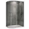 Душевой уголок Abber Schwarzer Diamant AG01118 110х80 стекло прозрачное профиль хром без поддона
