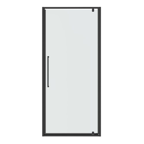 Душевая дверь Niagara Nova NG-35-8AGR 80х195 стекло прозрачное профиль графит матовый - фото 2