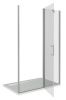 Душевая перегородка Good Door MOKKA МК00006 120х185 стекло прозрачное профиль белый