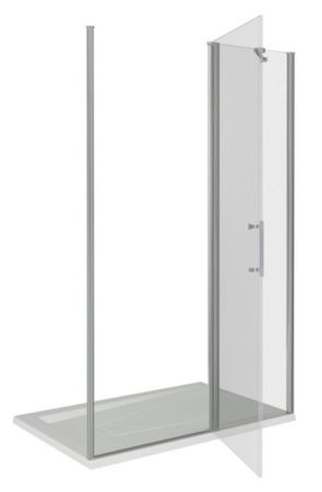 Душевая перегородка Good Door MOKKA МК00006 120х185 стекло прозрачное профиль белый