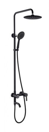 Душевая стойка Fmark FS8345H настенная цвет черный