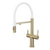 Смеситель для кухни Rose R458G на мойку золото